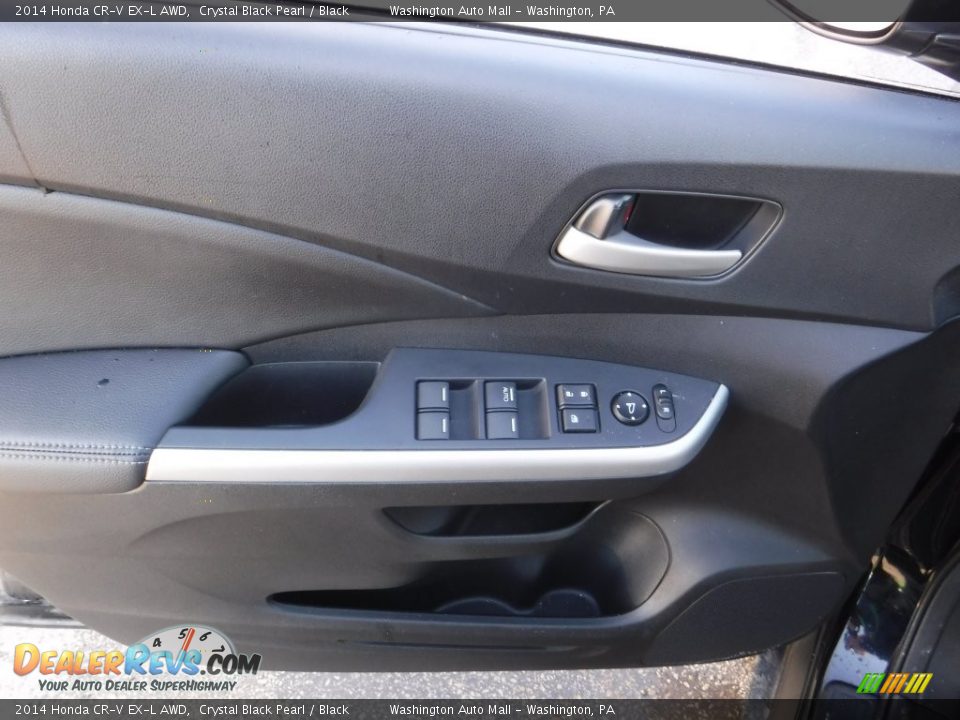 2014 Honda CR-V EX-L AWD Crystal Black Pearl / Black Photo #12