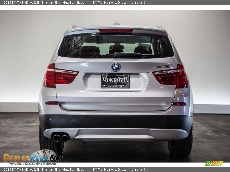 2013 BMW X3 xDrive 28i Titanium Silver Metallic / Black Photo #3