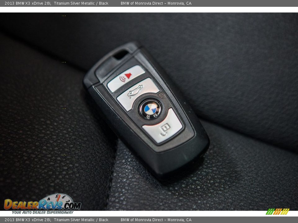 2013 BMW X3 xDrive 28i Titanium Silver Metallic / Black Photo #11