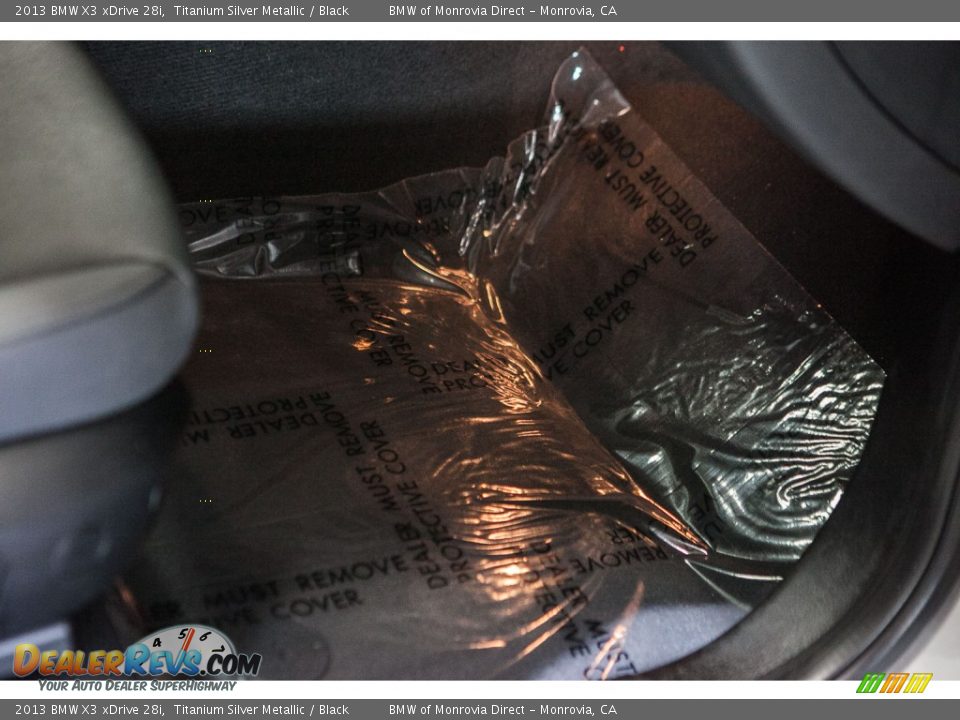 2013 BMW X3 xDrive 28i Titanium Silver Metallic / Black Photo #24