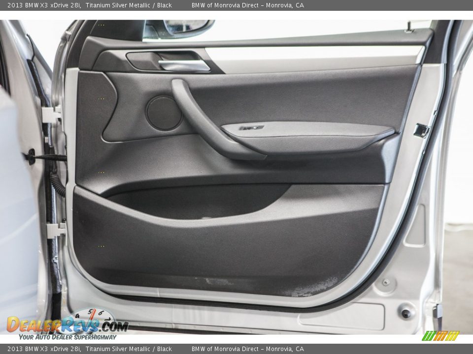 2013 BMW X3 xDrive 28i Titanium Silver Metallic / Black Photo #25