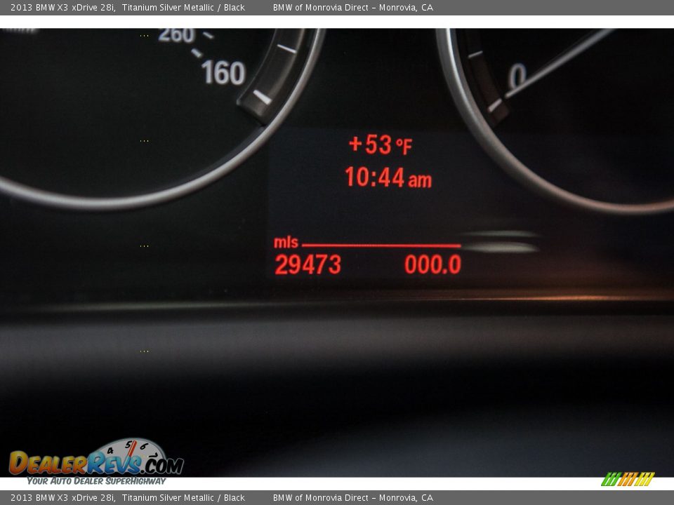 2013 BMW X3 xDrive 28i Titanium Silver Metallic / Black Photo #31