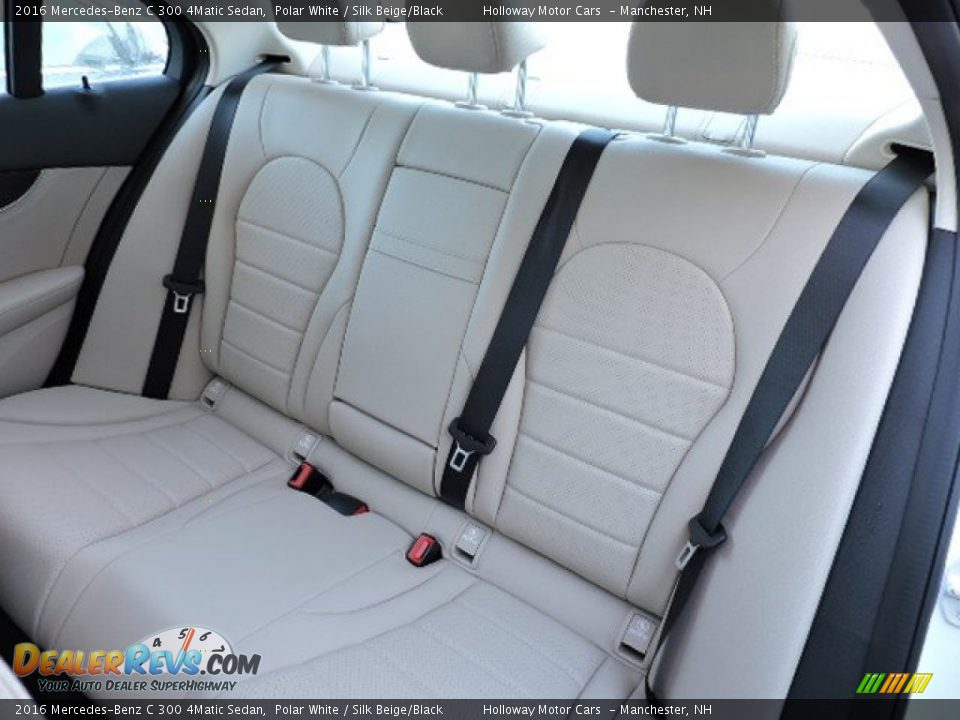 2016 Mercedes-Benz C 300 4Matic Sedan Polar White / Silk Beige/Black Photo #8