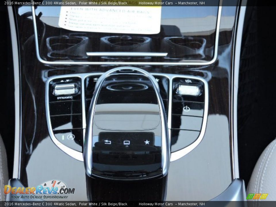 2016 Mercedes-Benz C 300 4Matic Sedan Polar White / Silk Beige/Black Photo #9