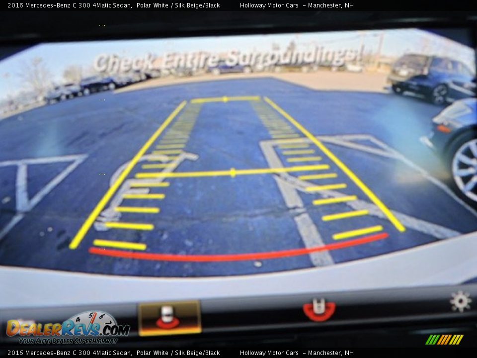 2016 Mercedes-Benz C 300 4Matic Sedan Polar White / Silk Beige/Black Photo #13