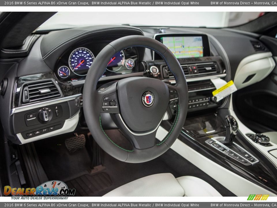BMW Individual Opal White Interior - 2016 BMW 6 Series ALPINA B6 xDrive Gran Coupe Photo #6