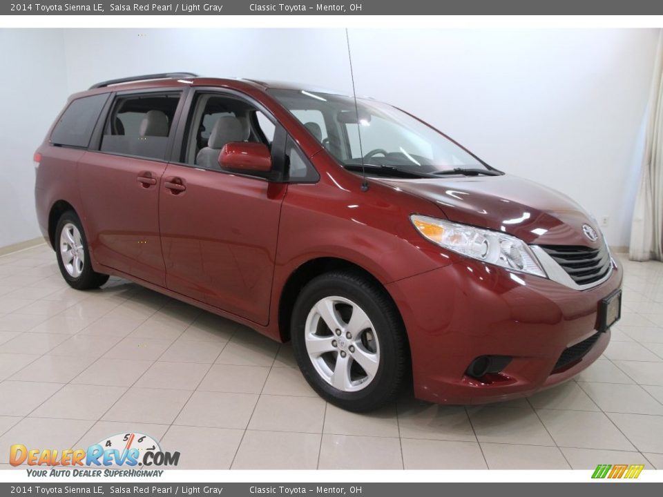 2014 Toyota Sienna LE Salsa Red Pearl / Light Gray Photo #1