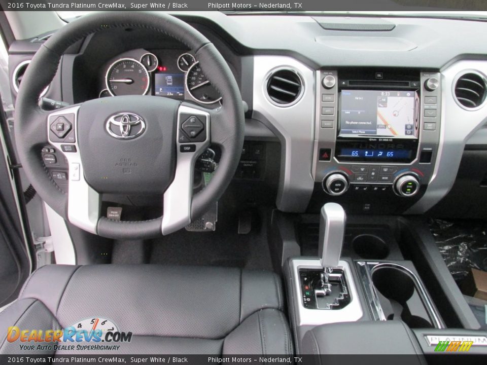 Dashboard of 2016 Toyota Tundra Platinum CrewMax Photo #22