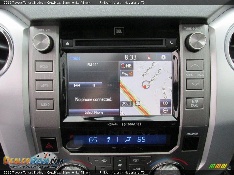 Navigation of 2016 Toyota Tundra Platinum CrewMax Photo #24