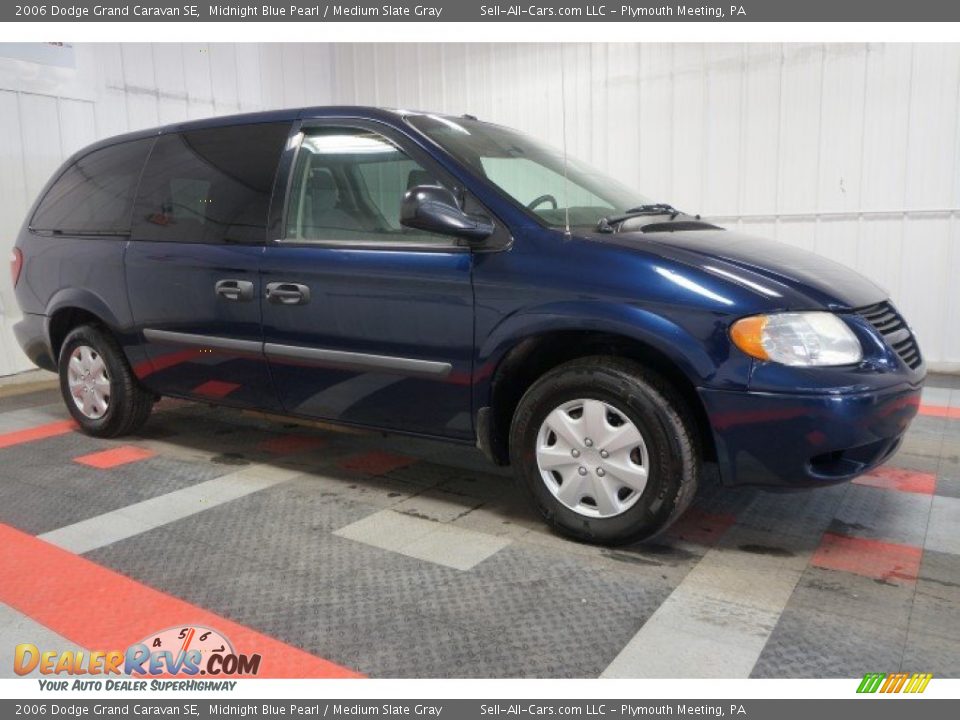 2006 Dodge Grand Caravan SE Midnight Blue Pearl / Medium Slate Gray Photo #6