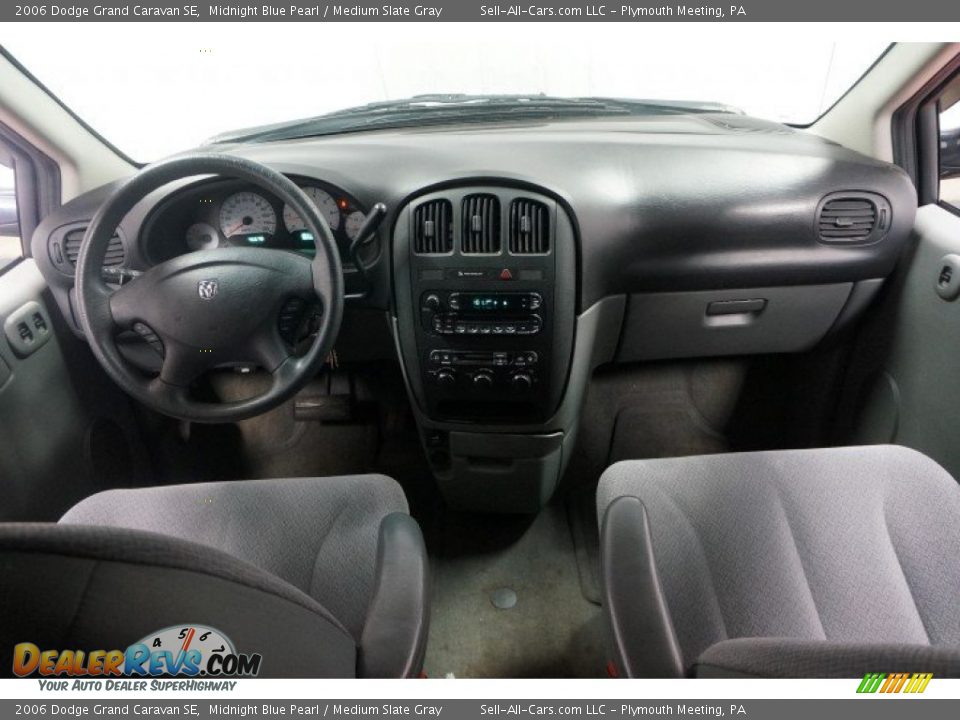 2006 Dodge Grand Caravan SE Midnight Blue Pearl / Medium Slate Gray Photo #28