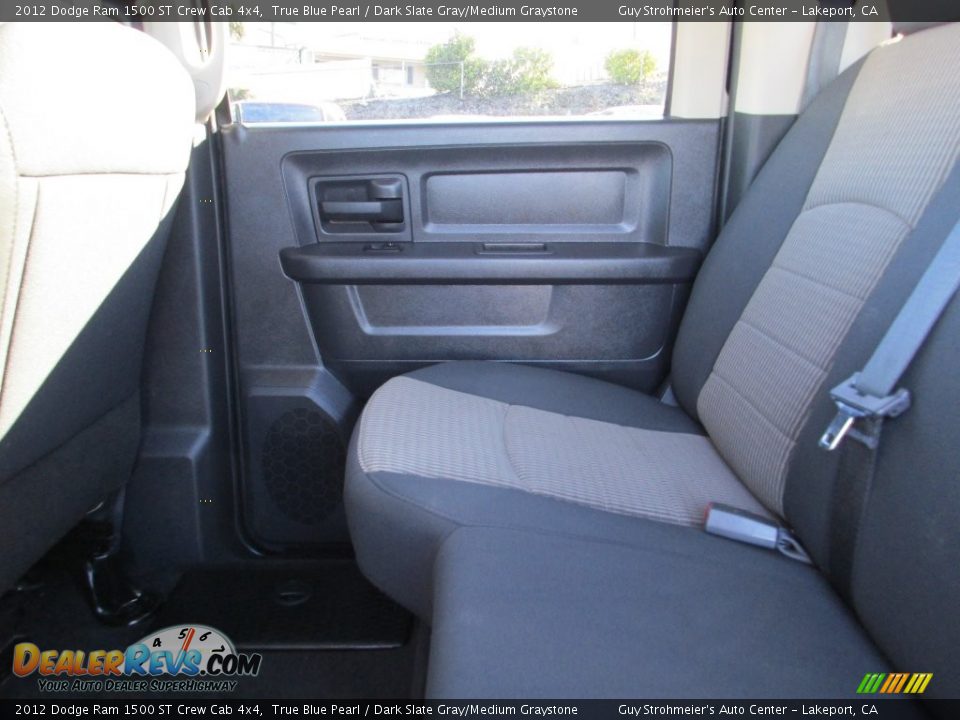 2012 Dodge Ram 1500 ST Crew Cab 4x4 True Blue Pearl / Dark Slate Gray/Medium Graystone Photo #20