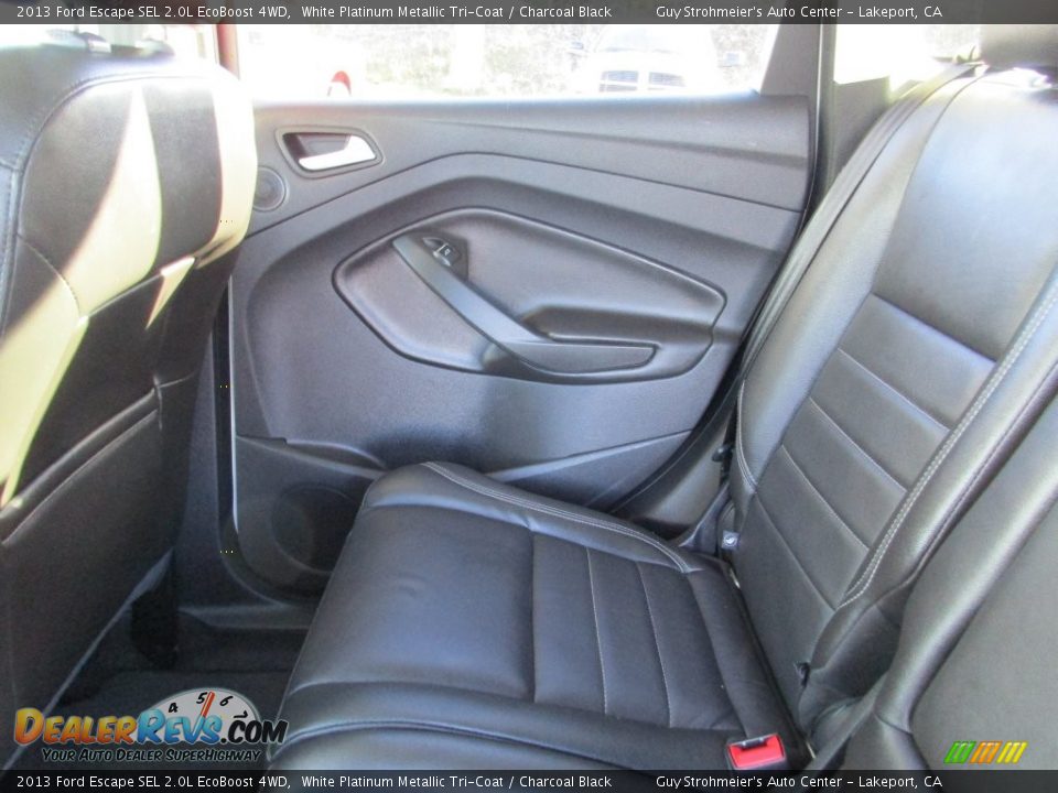2013 Ford Escape SEL 2.0L EcoBoost 4WD White Platinum Metallic Tri-Coat / Charcoal Black Photo #20