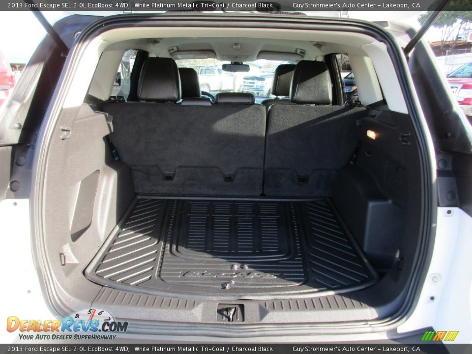 2013 Ford Escape SEL 2.0L EcoBoost 4WD White Platinum Metallic Tri-Coat / Charcoal Black Photo #23