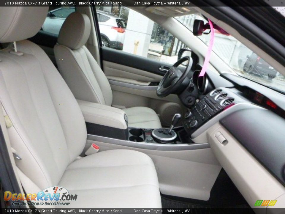 2010 Mazda CX-7 s Grand Touring AWD Black Cherry Mica / Sand Photo #4