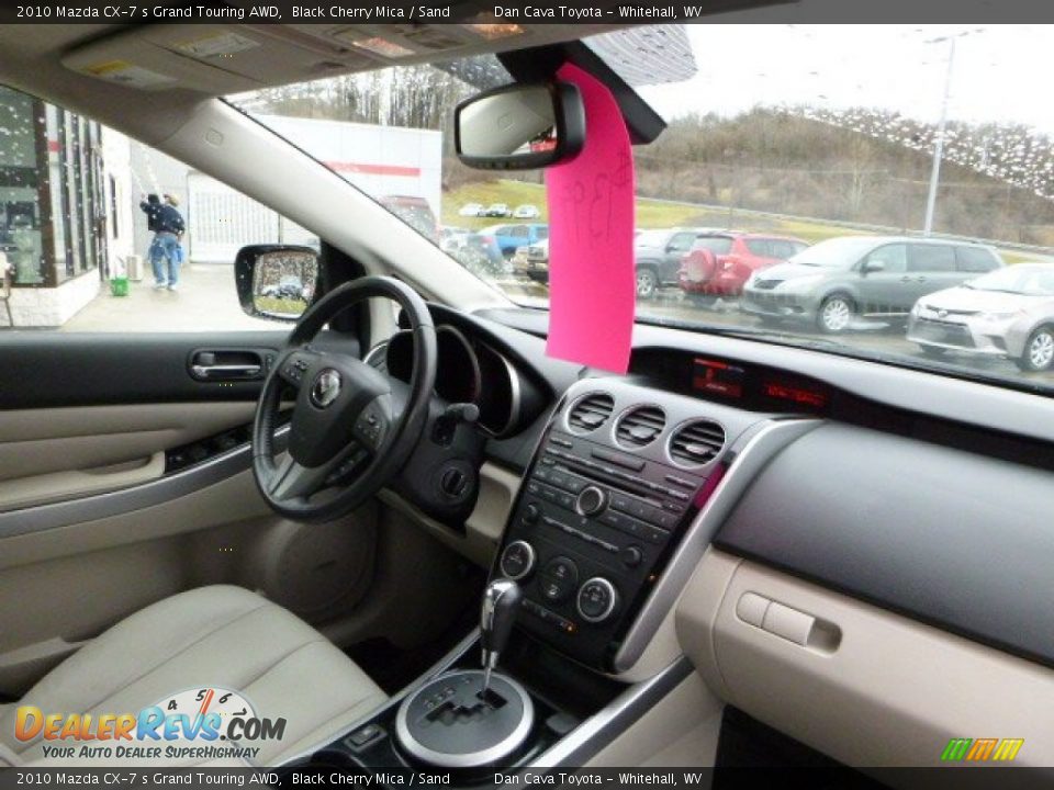 2010 Mazda CX-7 s Grand Touring AWD Black Cherry Mica / Sand Photo #5