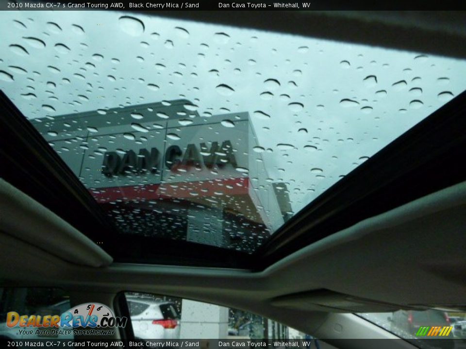 2010 Mazda CX-7 s Grand Touring AWD Black Cherry Mica / Sand Photo #6