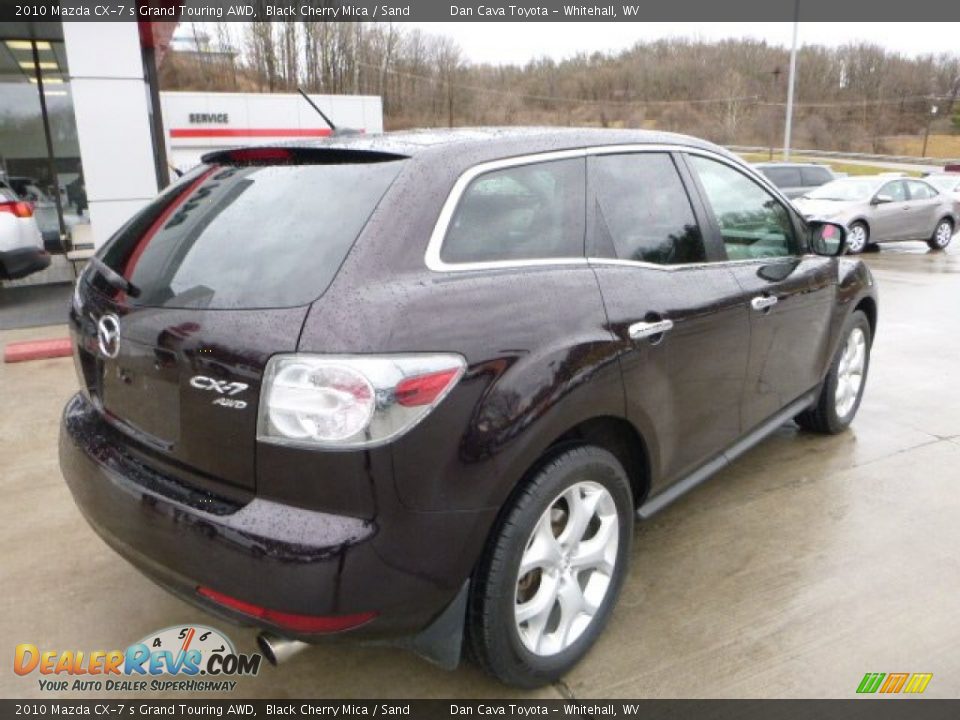 2010 Mazda CX-7 s Grand Touring AWD Black Cherry Mica / Sand Photo #8