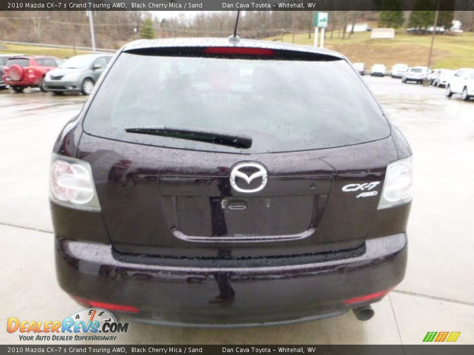 2010 Mazda CX-7 s Grand Touring AWD Black Cherry Mica / Sand Photo #9