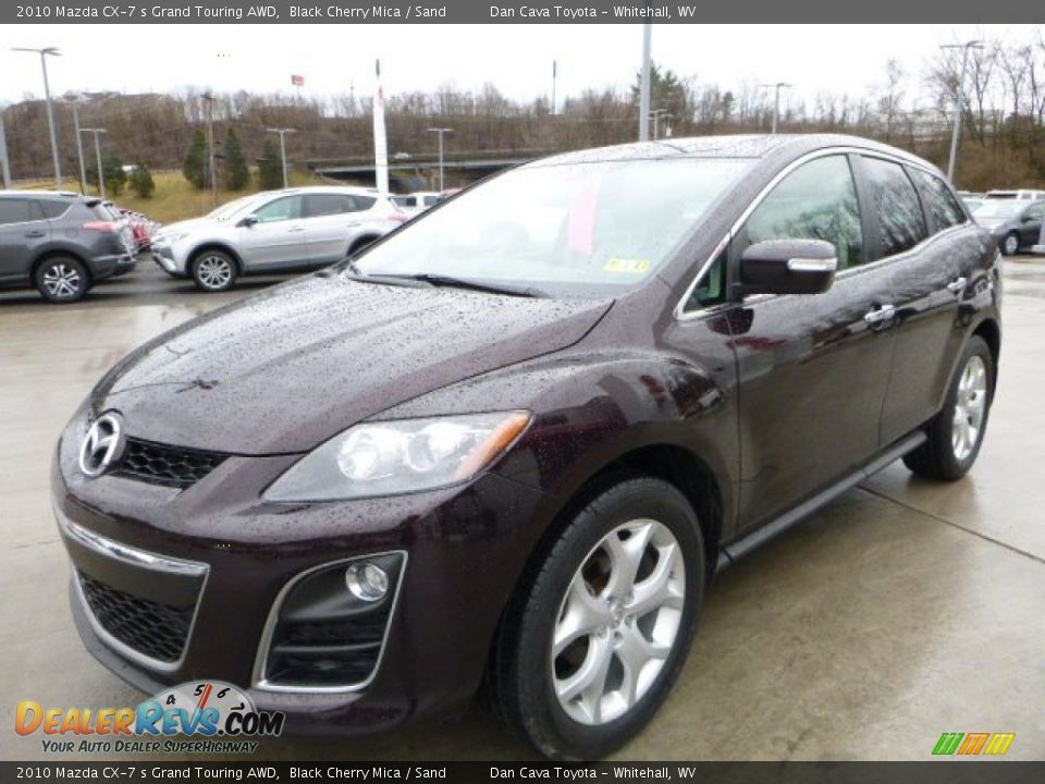 2010 Mazda CX-7 s Grand Touring AWD Black Cherry Mica / Sand Photo #12