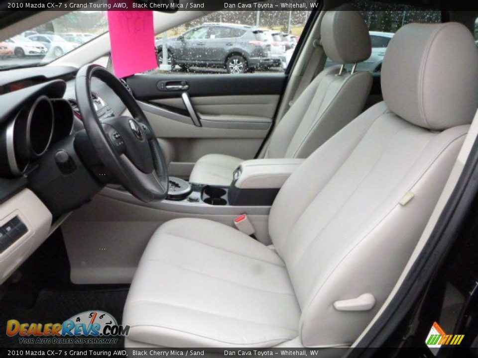 2010 Mazda CX-7 s Grand Touring AWD Black Cherry Mica / Sand Photo #14