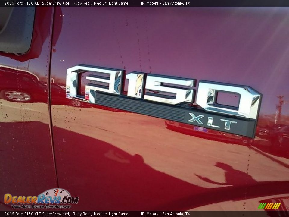 2016 Ford F150 XLT SuperCrew 4x4 Ruby Red / Medium Light Camel Photo #5