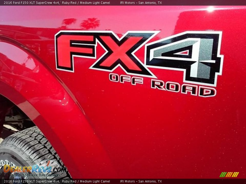 2016 Ford F150 XLT SuperCrew 4x4 Ruby Red / Medium Light Camel Photo #11