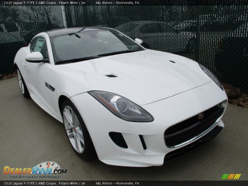 Front 3/4 View of 2016 Jaguar F-TYPE S AWD Coupe Photo #6