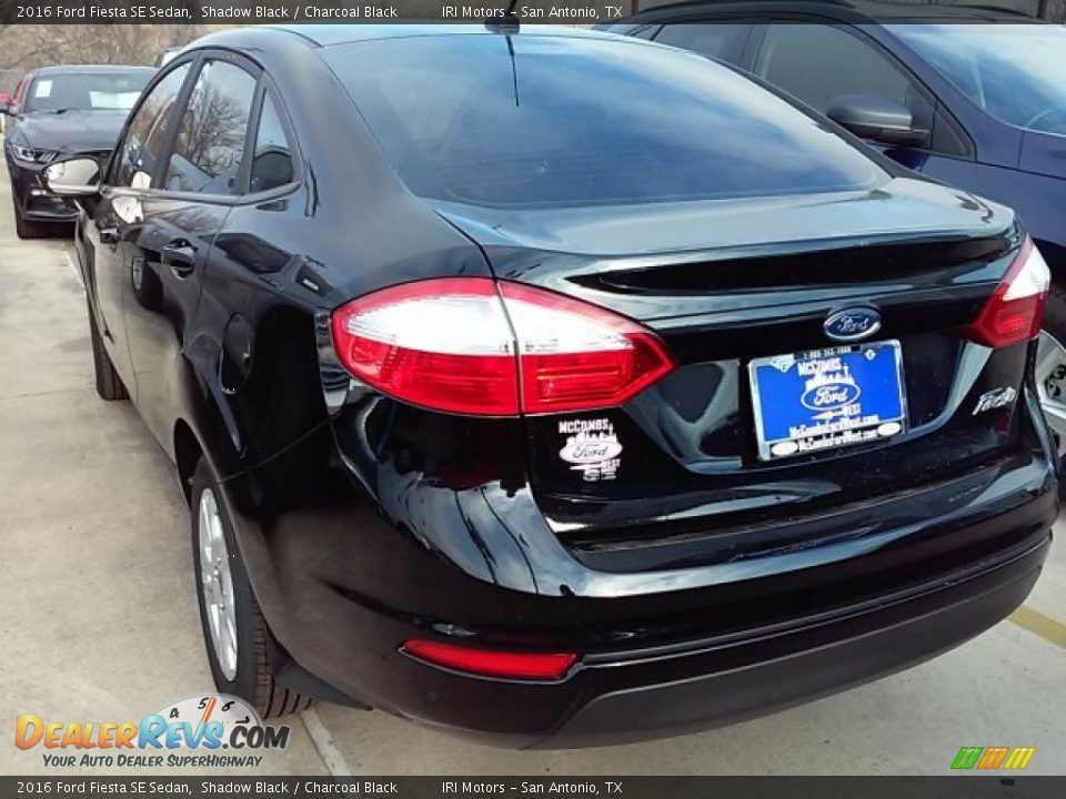 2016 Ford Fiesta SE Sedan Shadow Black / Charcoal Black Photo #3