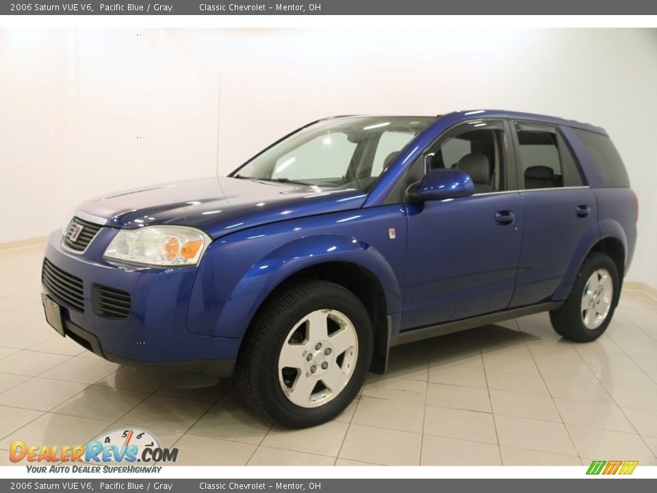 2006 Saturn VUE V6 Pacific Blue / Gray Photo #3