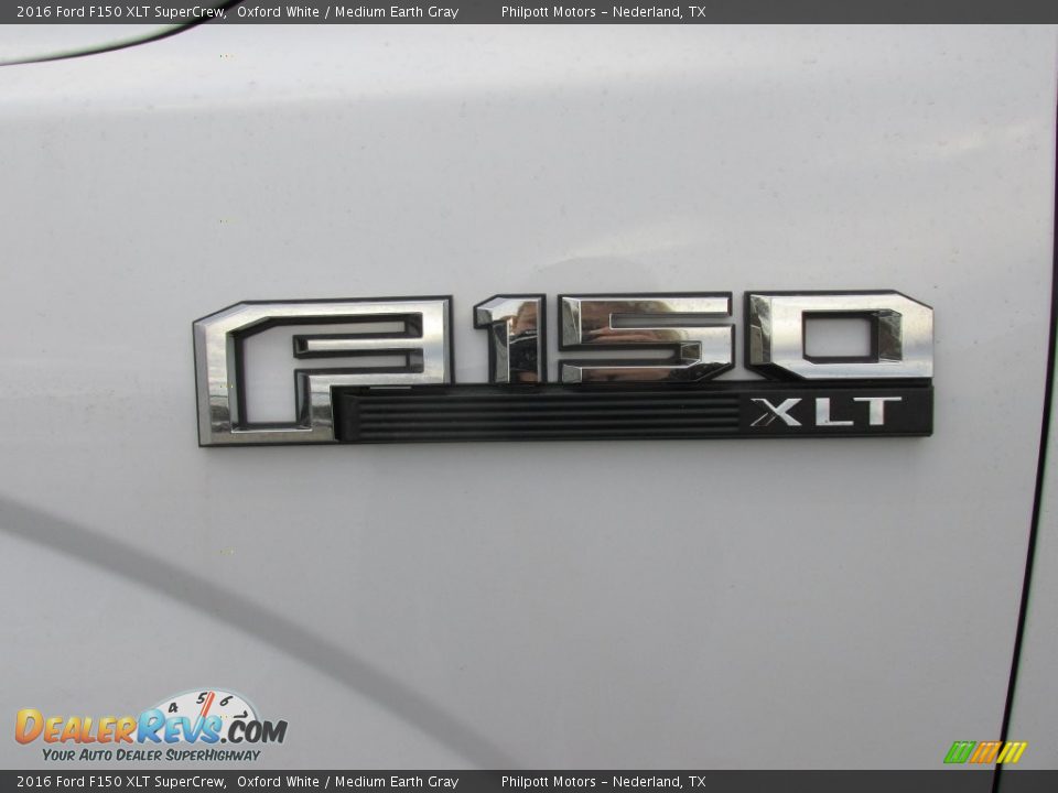 2016 Ford F150 XLT SuperCrew Oxford White / Medium Earth Gray Photo #14