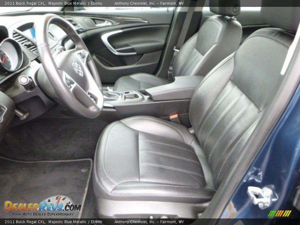 2011 Buick Regal CXL Majestic Blue Metallic / Ebony Photo #15
