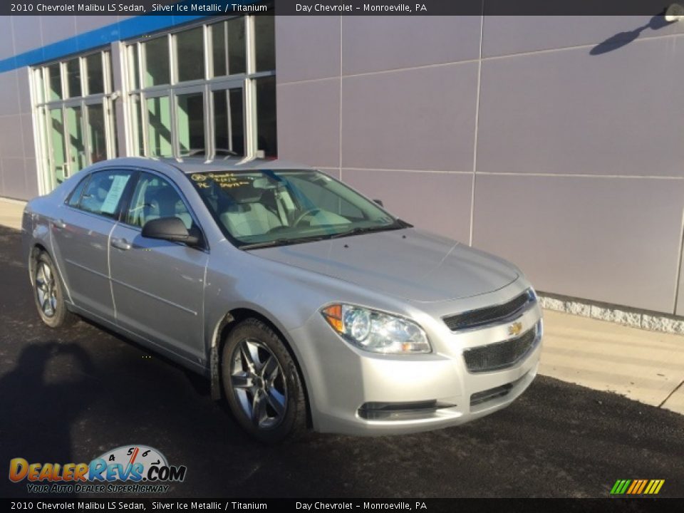 2010 Chevrolet Malibu LS Sedan Silver Ice Metallic / Titanium Photo #1