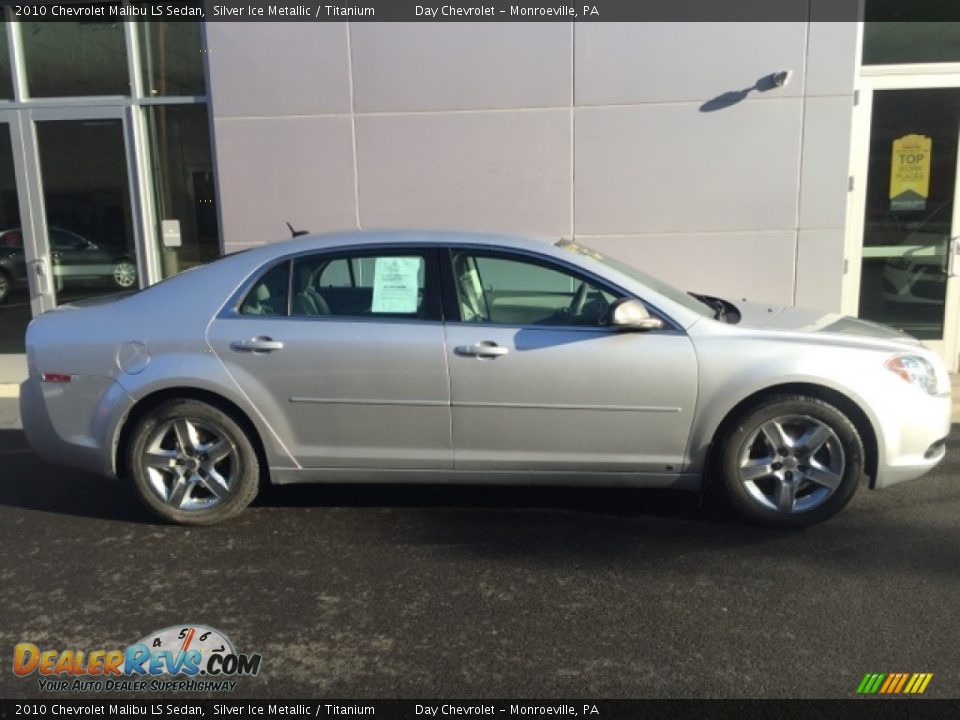 2010 Chevrolet Malibu LS Sedan Silver Ice Metallic / Titanium Photo #2