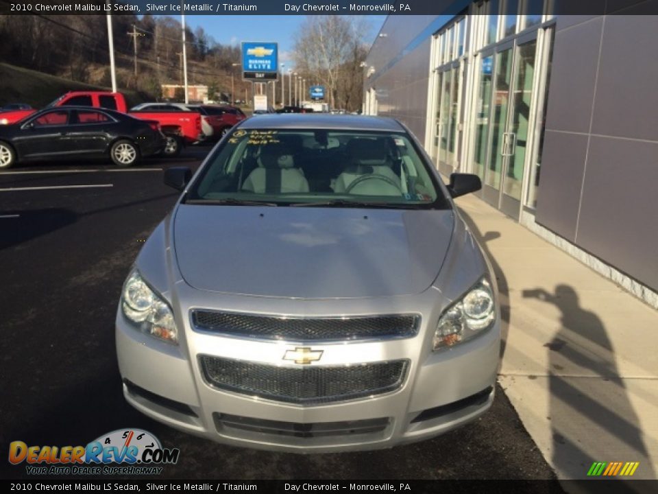 2010 Chevrolet Malibu LS Sedan Silver Ice Metallic / Titanium Photo #3