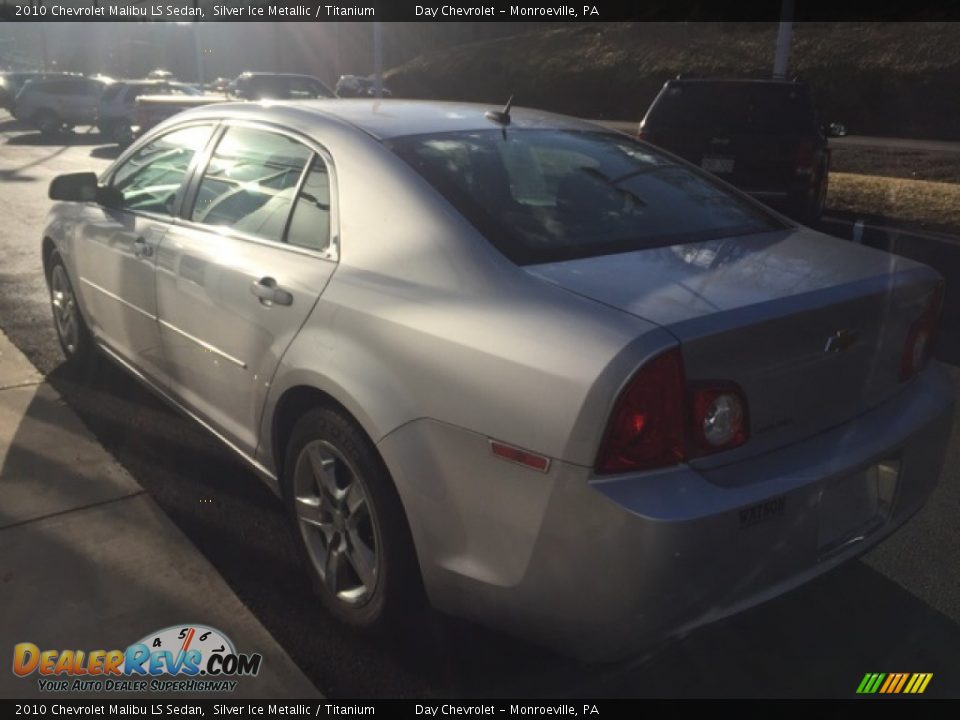 2010 Chevrolet Malibu LS Sedan Silver Ice Metallic / Titanium Photo #5