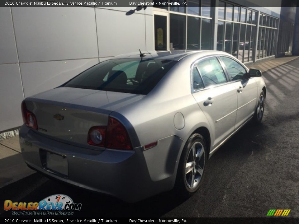 2010 Chevrolet Malibu LS Sedan Silver Ice Metallic / Titanium Photo #7