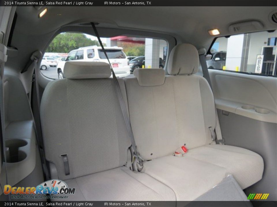 2014 Toyota Sienna LE Salsa Red Pearl / Light Gray Photo #23