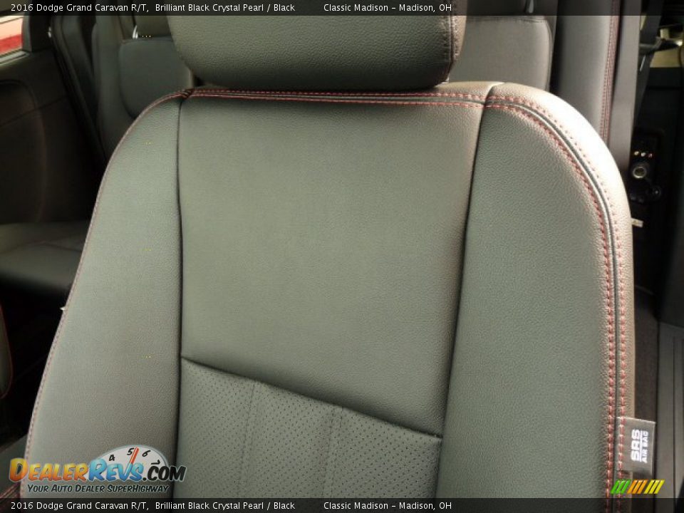 2016 Dodge Grand Caravan R/T Brilliant Black Crystal Pearl / Black Photo #5