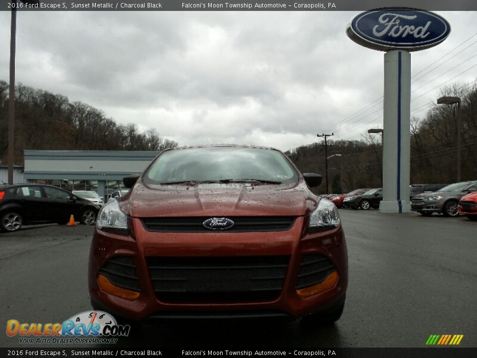 2016 Ford Escape S Sunset Metallic / Charcoal Black Photo #2