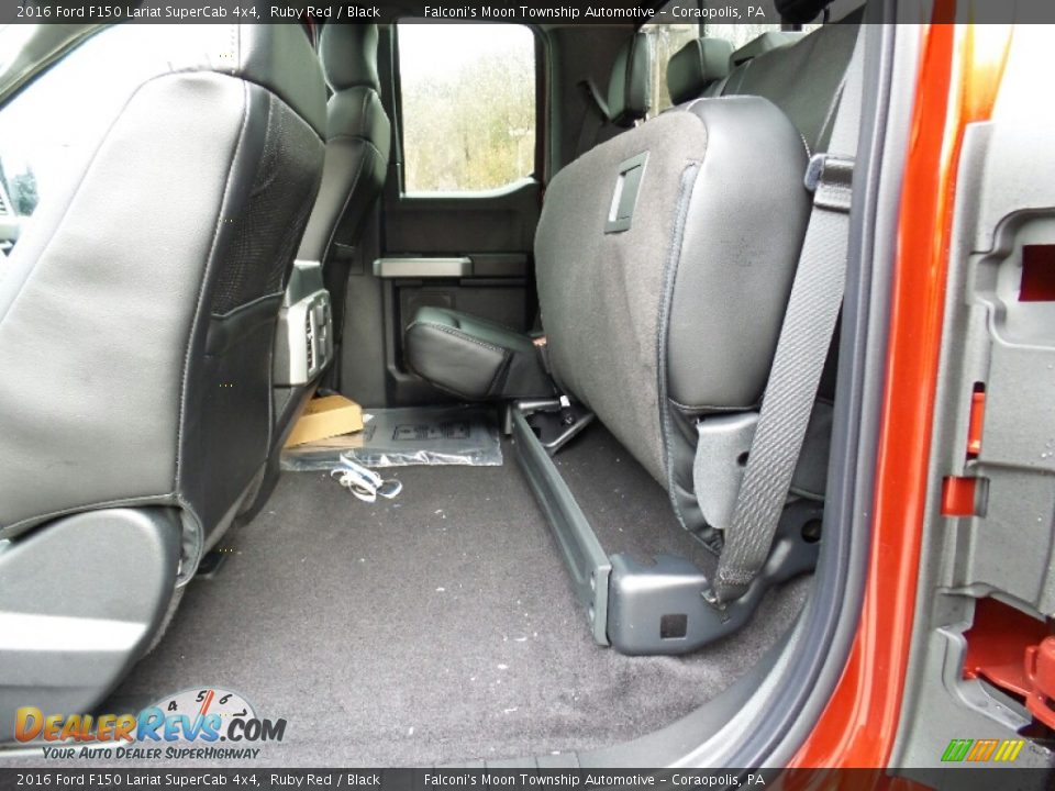 2016 Ford F150 Lariat SuperCab 4x4 Ruby Red / Black Photo #11