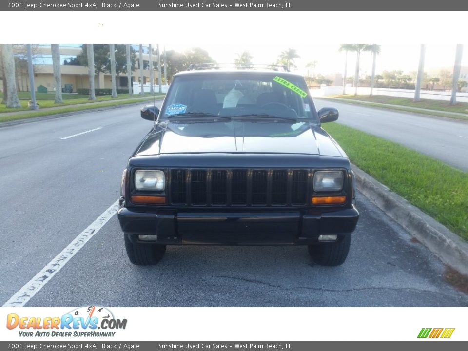 2001 Jeep Cherokee Sport 4x4 Black / Agate Photo #8