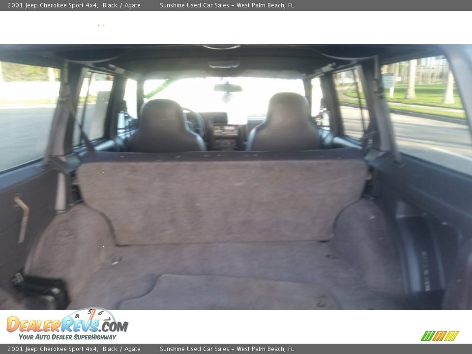 2001 Jeep Cherokee Sport 4x4 Black / Agate Photo #14