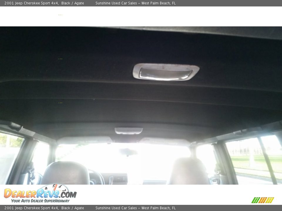 2001 Jeep Cherokee Sport 4x4 Black / Agate Photo #15