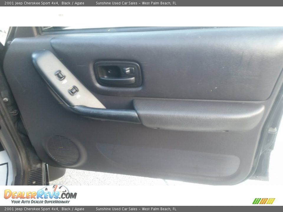 2001 Jeep Cherokee Sport 4x4 Black / Agate Photo #20