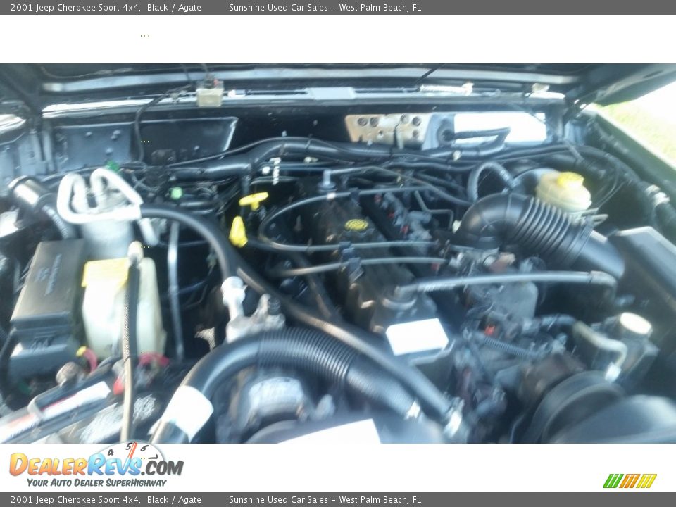 2001 Jeep Cherokee Sport 4x4 Black / Agate Photo #21
