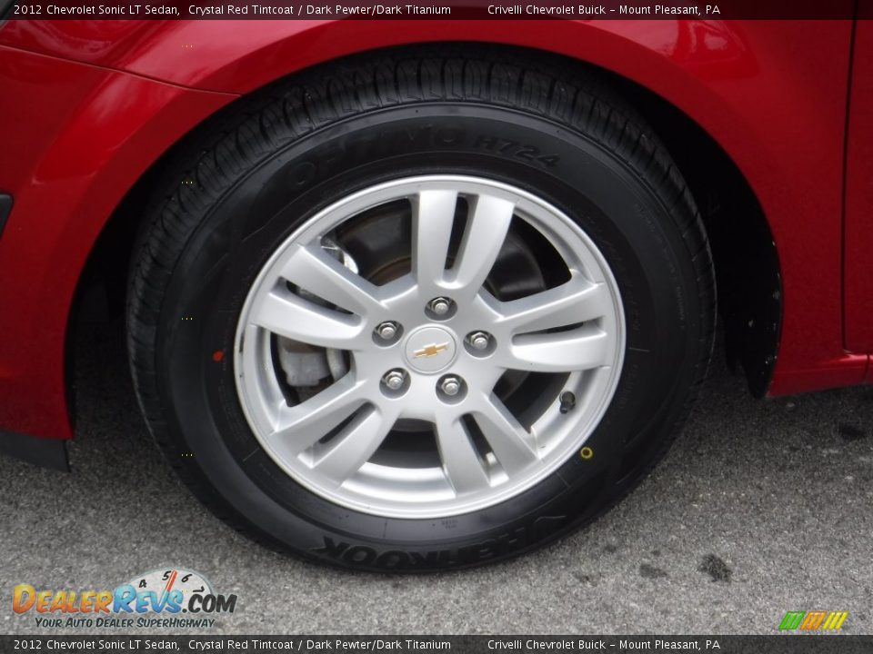 2012 Chevrolet Sonic LT Sedan Crystal Red Tintcoat / Dark Pewter/Dark Titanium Photo #3