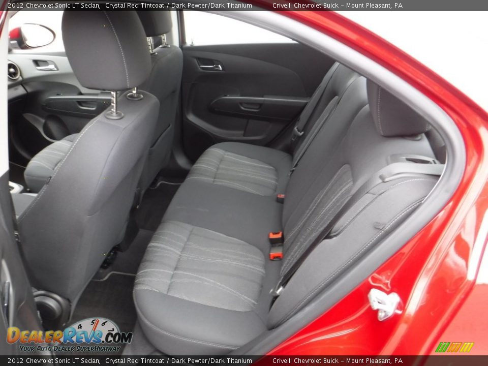 2012 Chevrolet Sonic LT Sedan Crystal Red Tintcoat / Dark Pewter/Dark Titanium Photo #27