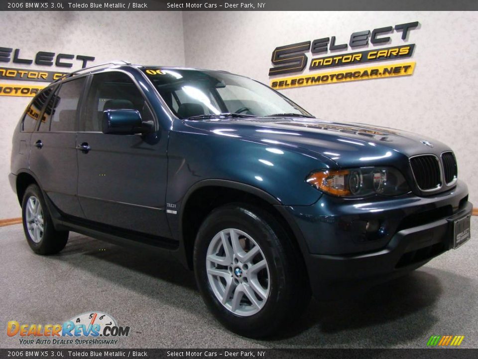 2006 BMW X5 3.0i Toledo Blue Metallic / Black Photo #3