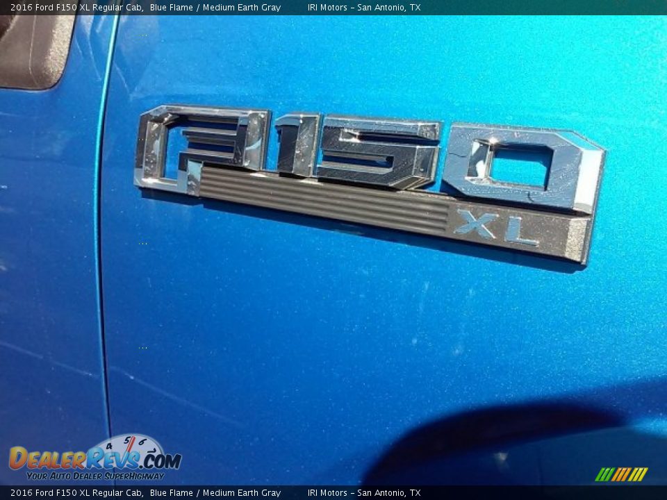 2016 Ford F150 XL Regular Cab Blue Flame / Medium Earth Gray Photo #5